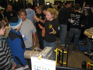 It's great to see young ladies get excited about technical things. There's a San Diego area high school program that includes a robotics class and competition