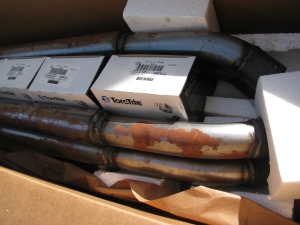 Type 65 Coupe Exhaust, Uncoated, from Factory Five Racing, after one year