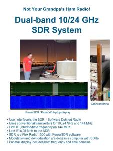 Dual band 10-24 GHz SDR 1
